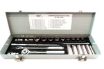 Mint Stanley Armstrong 23 Piece 3/8" Drive Socket Set Case Midland Supply. Fixed Price $111.99.