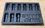New Vim Tools Tray For UJET400 9 Pc 1/4" Dr Universal Joint E-torx Skt Set. Fixed Price $17.95.