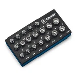 Capri Tools 1/4 In. Drive Master Universal Socket Set, 15 Mm, 3/16 9/.... Fixed Price $104.18.