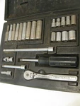 Craftsman Made Usa 24 Piece 1/4" Drive 6 Point Sae Socket Set 9 44142 Vintage. Fixed Price $45.00.