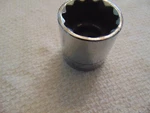 Sk S-k Wayne #40140 1/2" Drive 12PT 1-1/4" Shallow Knurled Socket Tools Usa New. Fixed Price $20.00.
