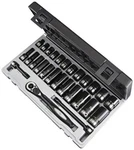 Grey Pneumatic 81627RD 27PC 3/8IN Drive 6PT Fract Std & Deep Duo-socket Set. Fixed Price $168.00.