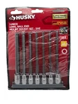 Husky 3/8 In. Drive Sae Long Ball Hex Bit Socket Set (7-PIECE). Fixed Price $23.74.