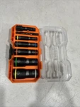 Klein Tools 65618 Knect FLIP-10 Heavy Duty Impact Socket Set, Sae, 8-PIECE. Fixed Price $39.99.