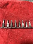 Snap-on Piece 1/4 Drive Torx Bit Socket Set 106TTX Plus 2 T8-T40. Fixed Price $225.00.