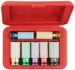 Atd 7PC Sae/ Metric Color Coated Protective Impact Lug Nut Socket Set #4357. Fixed Price $120.89.
