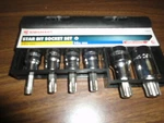 Jobsmart Star Bit Socket Set 1038285 6 Piece. Fixed Price $16.50.