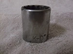 K-d #53 3134 Shallow Socket 12PT 1/2" Drive 1-1/16" Made In Usa. Fixed Price $12.00.