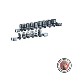 New Kyoto Machine Tools Ktc Nepros Socket Set NTB315BA 9.5MM Drive 15-PIECE. Fixed Price $261.06.