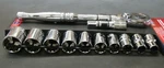 12 Points Sockets With Long Ratchet 1/2" Dr 72-TOOTH Incl: 7/16 1" 724 496. Fixed Price $39.95.