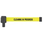 Banner Stakes PL4034 Retractable Belt Head, Yellow, 15 Ft Length, Cleaning. Fixed Price $52.29.