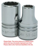 1-3/16" 12 Point Shallow 1/2" Drive Supertorque High Polished Chrome Usa Socket. Fixed Price $13.91.