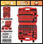 Llndei 186-PIECE Metric & Standard Impact Socket Set With Ratchet Wrench. Fixed Price $203.99.