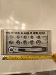 Ace Hardware 1/4" Socket & Screwdriver Bit Set In Case. Fixed Price $12.00.