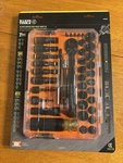 Klein Tools 65500KNECT Complete Impact Pass-through Flip Socket Set 39-PIECE New. Fixed Price $114.95.