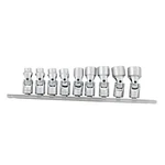 W36981 1/4-INCH Piece Drive Metric Flex Socket Set, Silver. Fixed Price $56.76.
