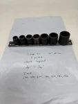 Snap On 3/8 Drive 7 Piece Short Impact -3/4 Imf 240,220,200,180,160,140,. Fixed Price $47.90.
