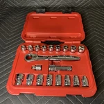 Craftsman 29308 20PC Metric Sae Ratchet Socket Set Rare. Fixed Price $99.95.