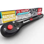 1/2" Drive Ratchet, 72-TOOTH Handle, Quick Release 11-INCH. Fixed Price $27.32.