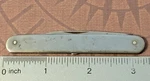 Omega Knife Germany Antique Two Blade Folder Stainless Steel Handles. Fixed Price $29.99.