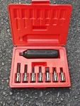 Snap On Tools Usa 3/8 8PC Impact Driver Set Vintage 208PIT. Fixed Price $199.99.
