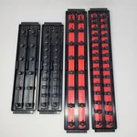Tekton 1/2 Inch Drive Socket Rail And Tray Set (78-TOOL). Fixed Price $54.39.