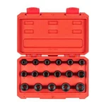 Tekton 1/2 Inch Drive 12-PT Impact Socket Set, 17-PC (8-24MM) SID92338. Fixed Price $89.90.