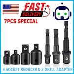 Drill Impact Adapter Reducer Extension Set Socket Driver Wrench 1/2 3/8 3/4 Tool. Fixed Price $8.99.
