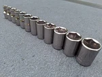 Nos Craftsman G2 Usa 1/2" Dr Point 12-PC Metric 9-21MM Socket Set Rare W/16MM. Fixed Price $179.99.