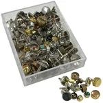 Mixed Crowns Watchmakers 100 Rainbow Assorted Size Winders Repair. Fixed Price $9.00.