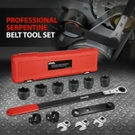 13PCS Ratcheting Serpentine Belt Tool Set Removal Installation Tensioner Kit. Fixed Price $41.29.
