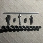 Snap-on 1" Drive Ratchet 17PC General Socket Set L73C L53H L113 L63 LDH463-723. Fixed Price $2500.00.