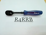 Snap-on Tools Rare Power Blue 1/4" Drive Hard Grip Black Fixed Ratchet GTHLD72MB. Fixed Price $199.95.