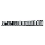 Proto J54205 15-PIECE 10MM-24MM 1/2 Drive 6-POINT Standard Metric Socket Set. Fixed Price $112.89.