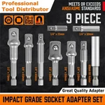 9PCS Socket Adapter Drill Bits Set Hex Impact Driver Tools 1/4" 3/8" 1/2" Shank. Fixed Price $8.95.