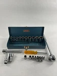 Sk Wayne 22PC 1/2" Drive Socket Set W/ Ratchet, Extension Handle (6919). Fixed Price $209.00.