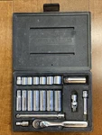 Craftsman 3/8 Drive Socket Wrench Set 9-33227 Usa. Fixed Price $45.00.