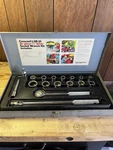 Vintage Crescent LSB-16 Pc 1/2" Drive Socket Wrench Set W/ Metal Case. Fixed Price $42.95.