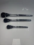 Craftsman Hand Tools 3PC 1/4 3/8 1/2 Ratchet Set 99962 99964 99967 Socket Wrench. Fixed Price $51.00.