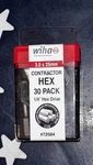 30 Wiha 3MM Extra Hard Contractor Hex Insert Bits 3.0 25MM 1/4 Drive 72584. Fixed Price $21.55.