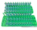 Gearwrench 1/4 Metric & Sae Shallow Mid Deep 6 Pt Sockets W/ Hansen Trays. Fixed Price $199.99.
