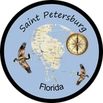 Bar Stool Cover Saint Petersburg, Fl. Fixed Price $5.95.