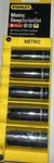 5 Stanley Tools 3/8" Drive Deep Metric Socket Set Point 16 17 18 19 21 Mm. Fixed Price $9.99.