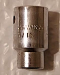 Cornwell Tools Usa T-3214, 1/2" Drive, 7/16" Socket, Shallow, Point *unused*. Fixed Price $14.69.
