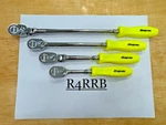 Snap-on Tools Usa New Hard Hiviz 4PC 1/4" Drive Assorted Ratchet Master Set Rare. Fixed Price $899.95.