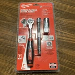 Milwaukee 48-22-9000 3/8" Drive Sae Pivoting Head Ratchet & Socket Set 12-PIECE. Fixed Price $74.95.