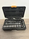 Gearwrench 891427 Pc. 1/4" 6PT Pass-thru Sae Metric Mechanics Tool Set. Fixed Price $86.00.