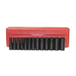 Grip 13PC 3/8" Deep Metric Impact Sockets Set 6PT 73550 In Case 7MM-19MM. Fixed Price $36.77.