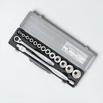 Tone 770M Socket Wrench Set 1/2" Drive 12.7MM 16PC Ratchet Tool Kit Silver Pro. Fixed Price $181.82.