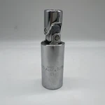 Husky #22246 13/16 Point 3/8" Drive Universal Joint Spark Plug Socket Chrome. Fixed Price $10.00.